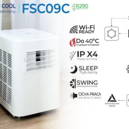 Fral SuperCool FSC09C 2,6 kW + Adaptor wylotowy zimnego powietrza