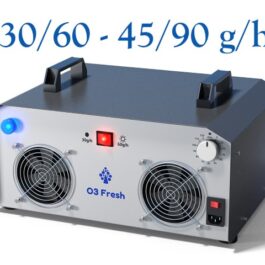 Dwuzakresowy Ozonator Profesjonalny O3Fresh – warianty 30/60 g/h do 45/90 g/h