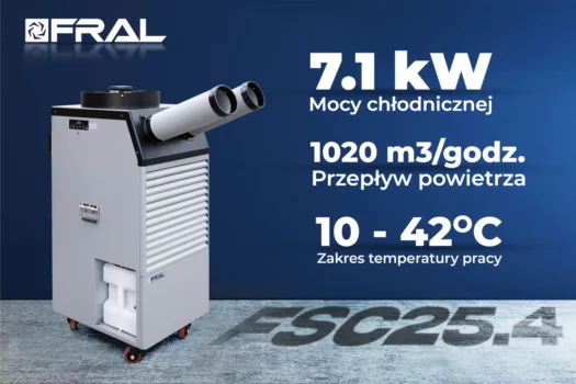 klimatyzator przemyslowy profesjonalny fral fsc25 7 1 kW - CzystyTlen.pl
