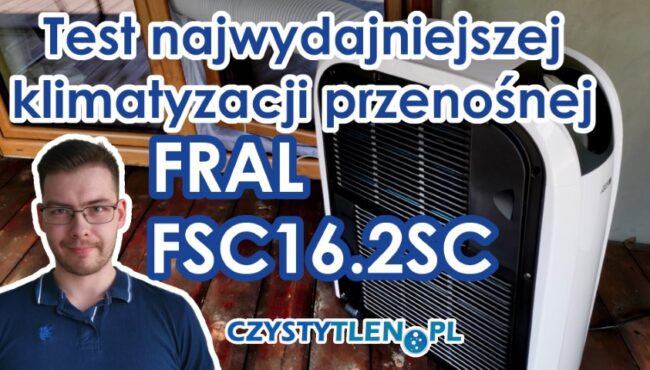Test dwururowego przenośnego klimatyzatora Fral FSC 16.2SC