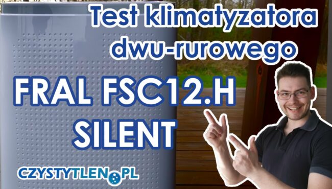 Fral FSC12H Silent – test dwururowego przenośnego klimatyzatora