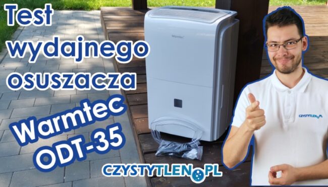 Test i recenzja osuszacza powietrza Warmtec ODT-35