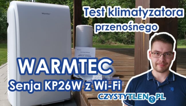 Test i recenzja klimatyzatora przenośnego Warmtec Senja KP26W