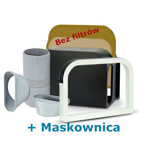 plenum metalowe obiegu zimnego powietrza Fral bez filtrow z maskownica - CzystyTlen.pl