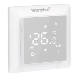 Regulator temperatury Warmtec WRT31W-B Wi-Fi, podtynkowy 2-czujnikowy