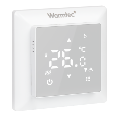Regulator temperatury Warmtec WRT31W B Wi Fi podtynkowy 2 czujnikowy bialy - CzystyTlen.pl