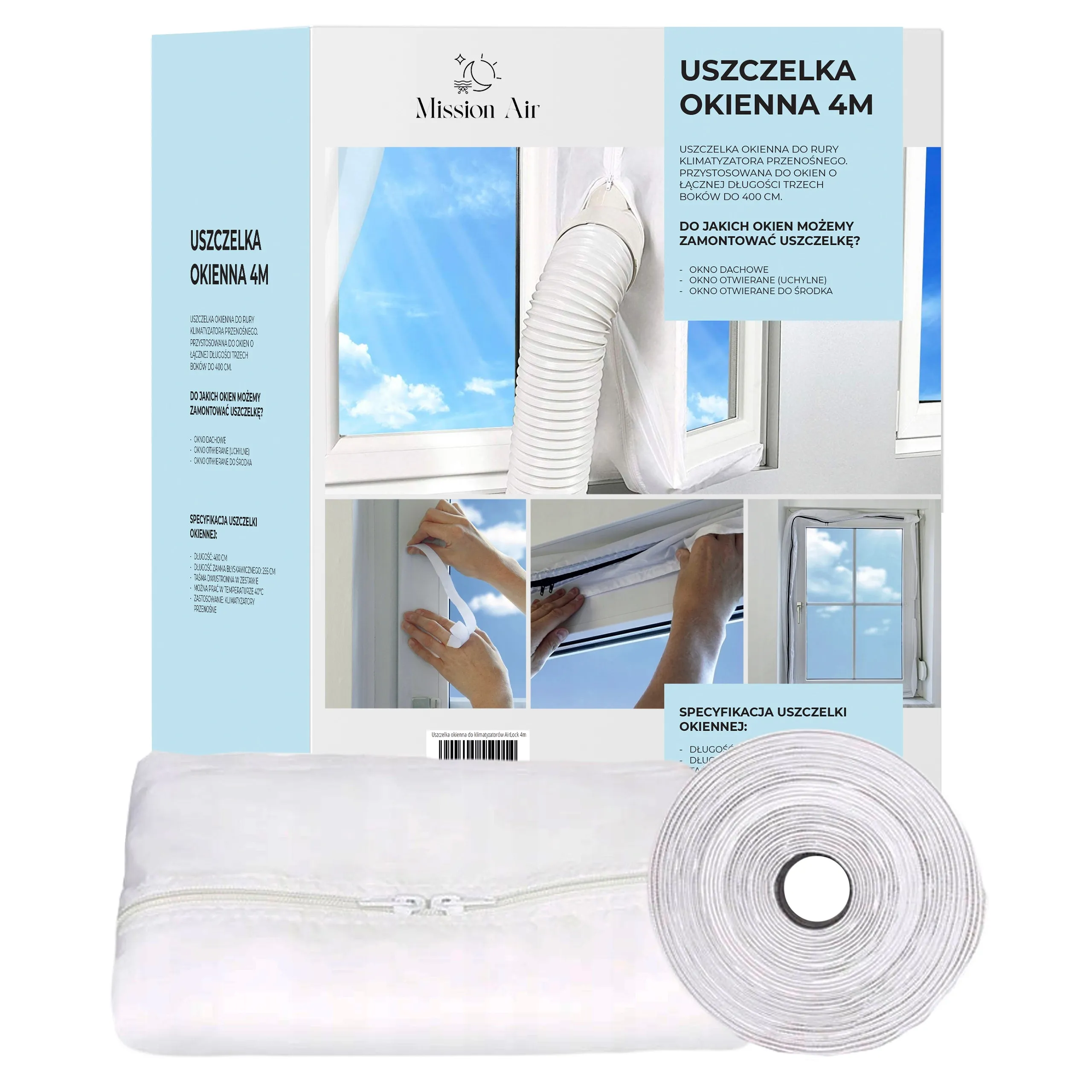 Uszczelka okienna 4 metry Mission Air Lock - CzystyTlen.pl