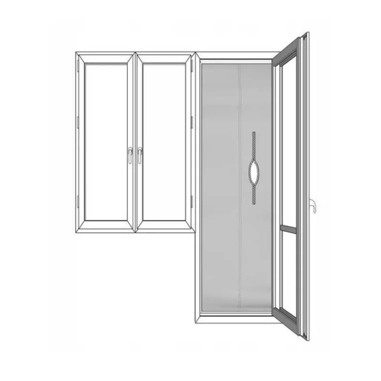 Uszczelka okienna na drzwi balkonowe Mission Air Lock 90x210cm montaz - CzystyTlen.pl