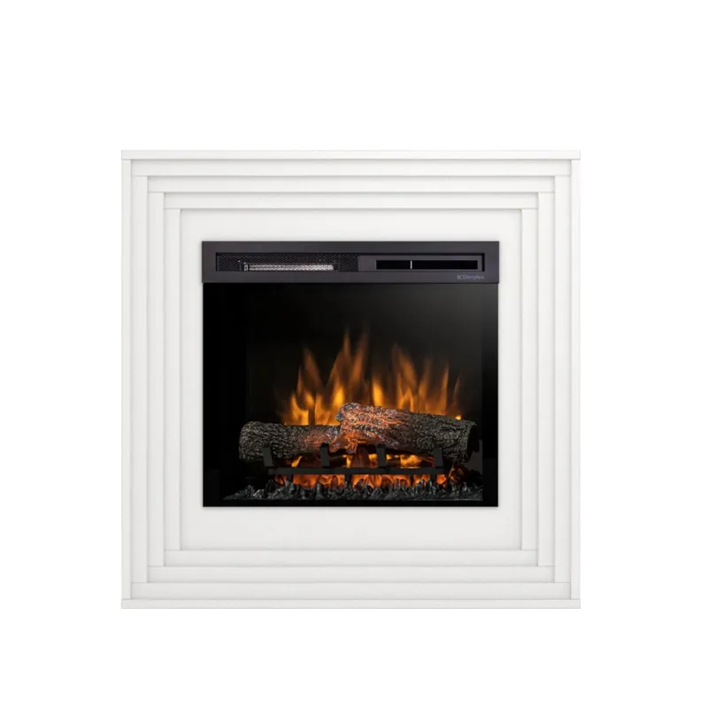 Kominek elektryczny Warmtec Katra wkład Dimplex 23' XHD OptiFlame LED - biały mat