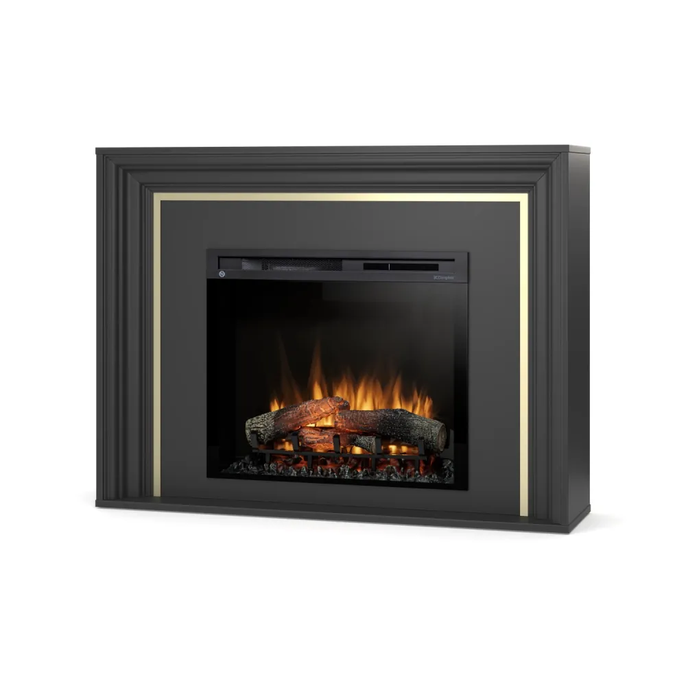 Kominek elektryczny Warmtec Lanini wkład Dimplex 28" XHD Optiflame - czarny mat 10 - CzystyTlen.pl Kominek elektryczny Warmtec Lanini wkład Dimplex 28' XHD Optiflame - czarny mat