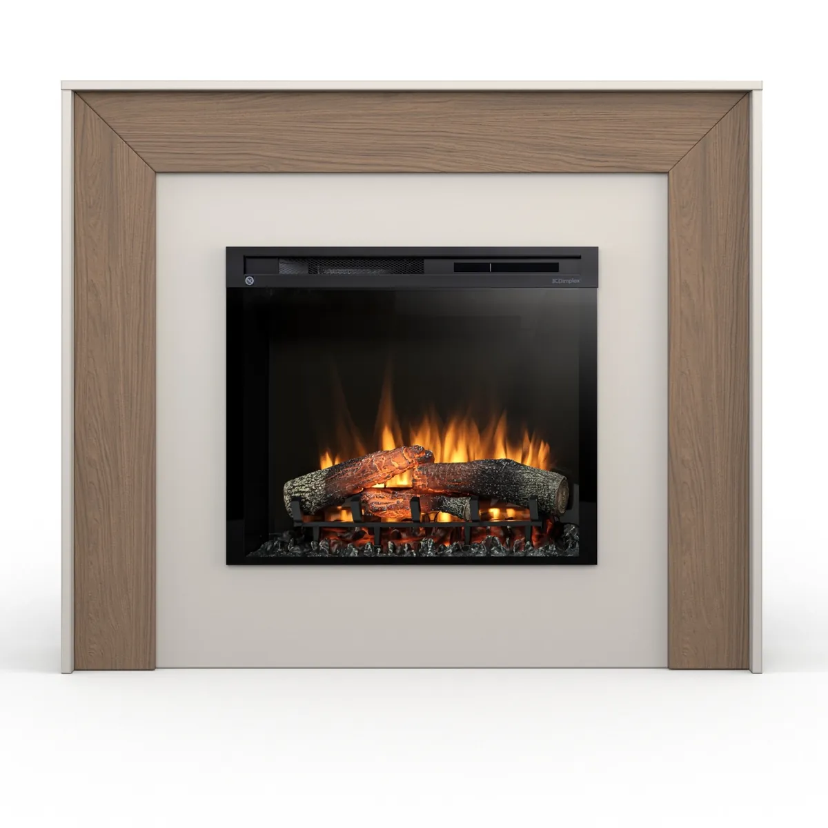 Kominek elektryczny Warmtec Zuni wkład Dimplex 28" XHD Optiflame - kaszmirowy, dąb Casella brązowy 7 - CzystyTlen.pl Kominek elektryczny Warmtec Zuni wkład Dimplex 28' XHD Optiflame - kaszmirowy, dąb Casella brązowy